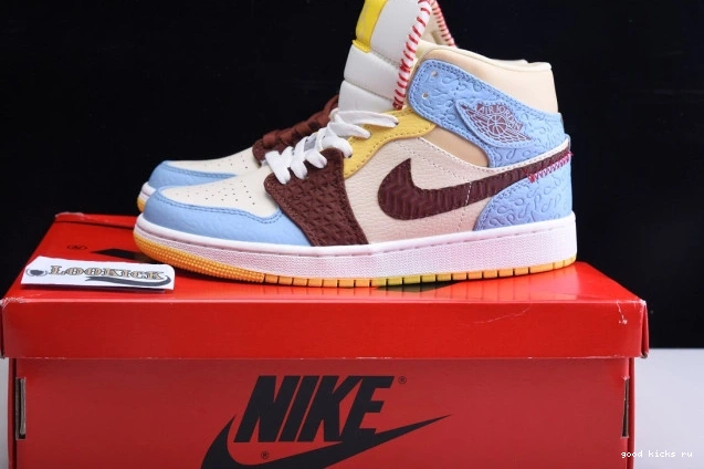 1 Rouge CU2803-200 x Maison Fearless Jordan SE Chateau Mid Air 0724